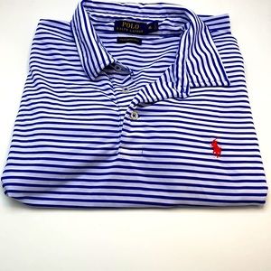 Polo Ralph Lauren Performance shirt blue and white